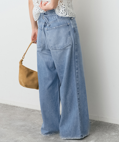 ワイドパンツ ジーンズ デニム デニムパンツ upper hights/アッパーハイツ 別注THE LIAM* レディースの画像