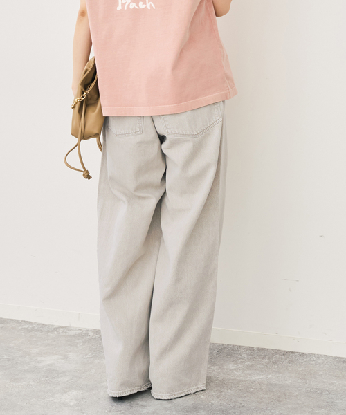 ワイドパンツ ジーンズ デニム デニムパンツ upper hights/アッパーハイツ 別注THE LIAM* レディースの画像