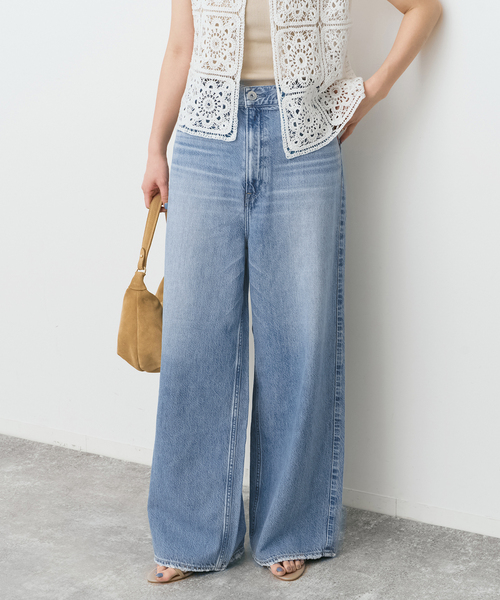 ワイドパンツ ジーンズ デニム デニムパンツ upper hights/アッパーハイツ 別注THE LIAM* レディースの画像