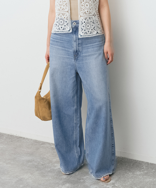 ワイドパンツ ジーンズ デニム デニムパンツ upper hights/アッパーハイツ 別注THE LIAM* レディースの画像