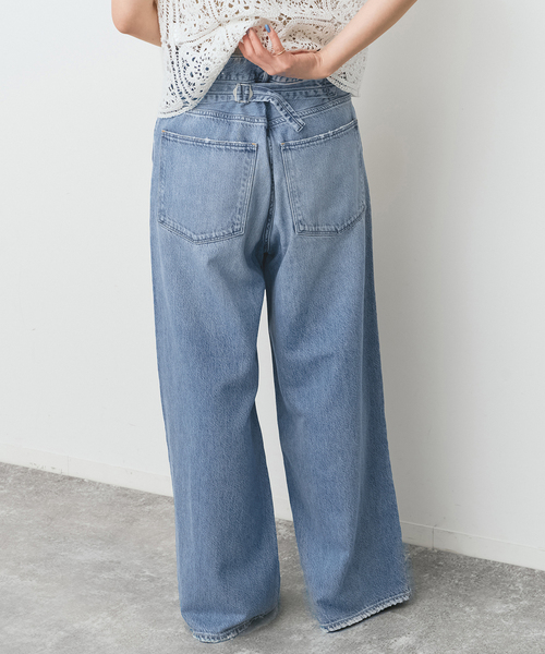 ワイドパンツ ジーンズ デニム デニムパンツ upper hights/アッパーハイツ 別注THE LIAM* レディースの画像