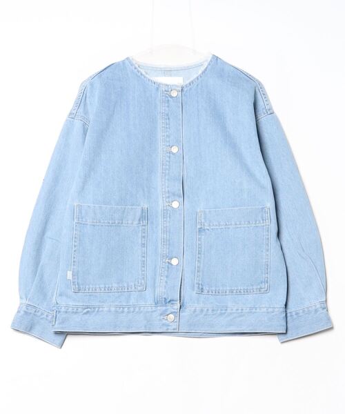 新品未使用SHIPS any デニムジャケット ONE SIZE⭐︎完売品 SHIPS any 「SHIPS any」 デニムジャケット ONE SIZE スカイブルー
