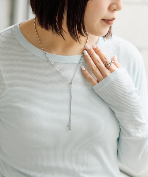 ear PAPILLONNER（イア パピヨネ） アレルギー対応 ネックレス 「金属