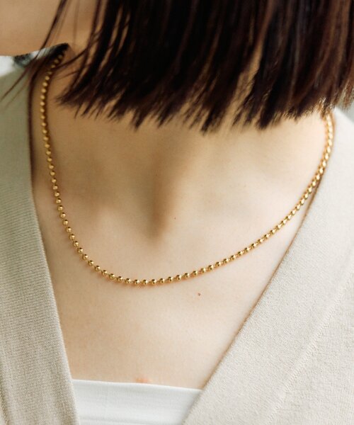 ear PAPILLONNER（イア パピヨネ） アレルギー対応 ネックレス 「金属