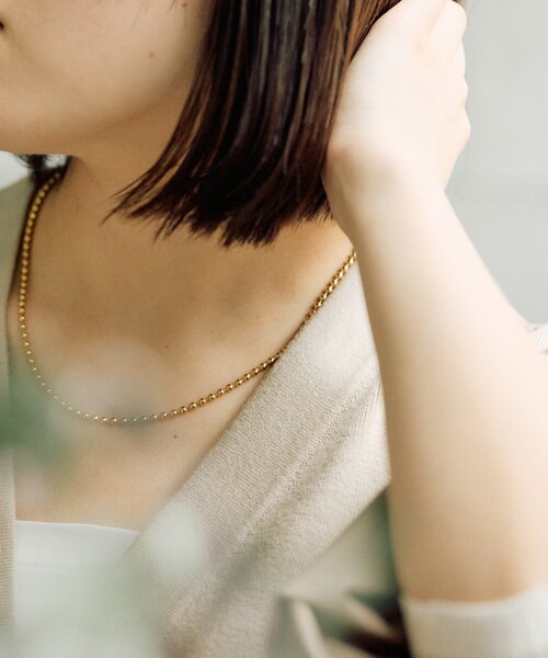 ear PAPILLONNER（イア パピヨネ） アレルギー対応 ネックレス 「金属