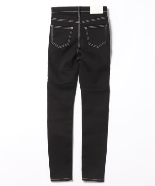 「GYDA」 スキニーデニムパンツ SMALL ブラック レディース_画像2