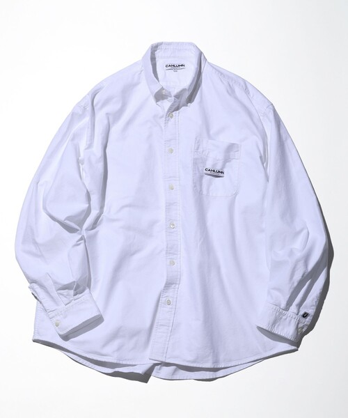 CAHLUMN（カウラム） 長袖シャツ MEDIUM ホワイト メンズ : ZOZOTOWN