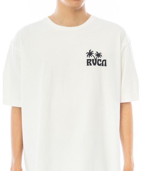 「RVCA」 半袖Tシャツ MEDIUM ブラウン メンズ_画像7