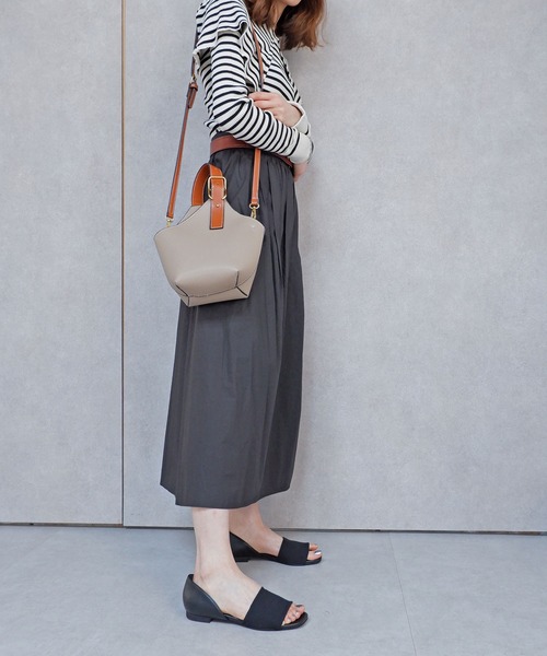 「MODE KAORI」 フラットサンダル 23cm ブラック レディース_画像9