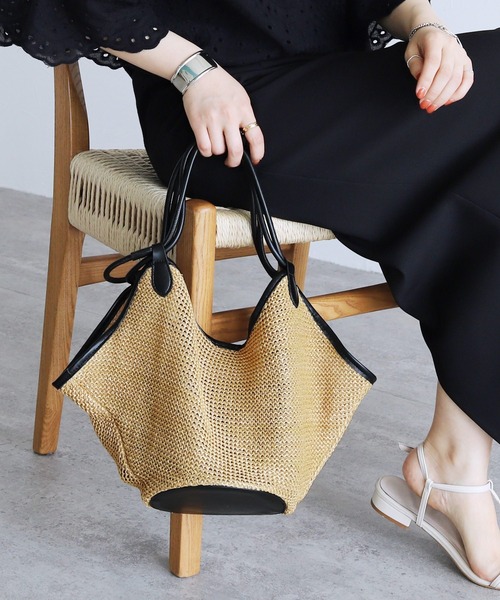 「reca」 かごバッグ ONE SIZE ベージュ レディース_画像7