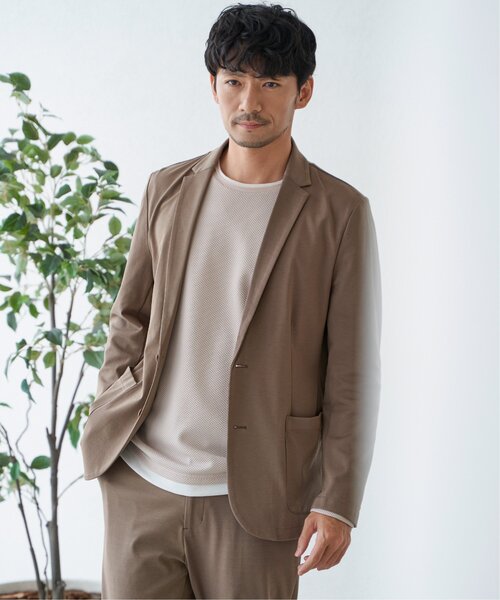 「IKKA LOUNGE」 テーラードジャケット S グレー メンズ_画像8