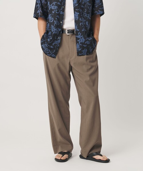 BEAUTY＆YOUTH UNITED ARROWS ワイドパンツ スラックス リネン