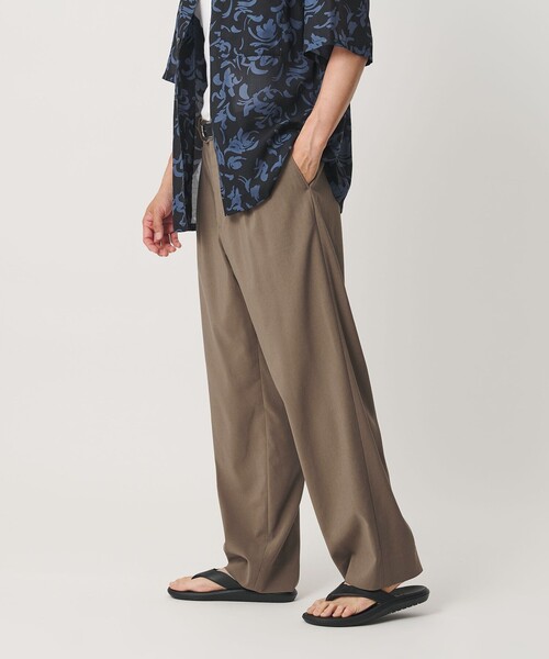 BEAUTY＆YOUTH UNITED ARROWS ワイドパンツ スラックス リネン