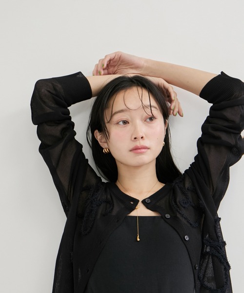 「LE CERCLE par rope'」 ニットカーディガン FREE ホワイト系その他3 レディース_画像8
