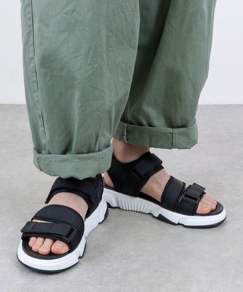 「Dedes」 フラットサンダル 40 ブラック レディース_画像5