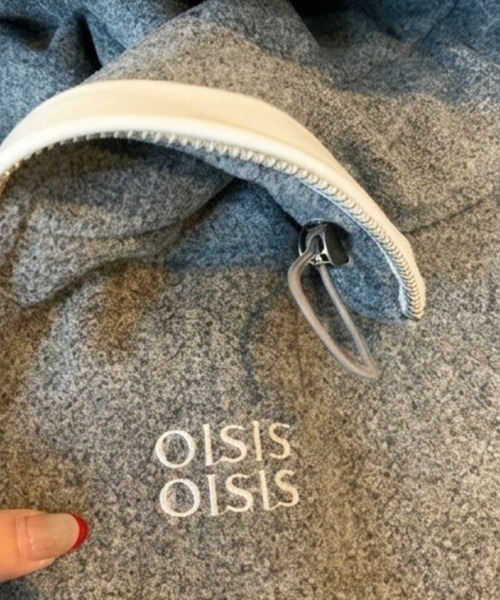 ブルゾン アウター 厚手 OISISフェイクウールダブルジップハイネックフードブルゾン レディース メンズ | Dalfwin | 11