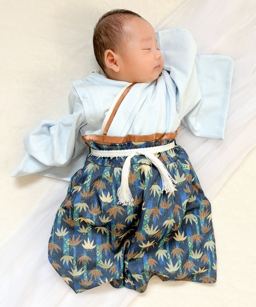 SweetMommy（スウィートマミー） 着物 2WAY 和柄 袴ロンパース