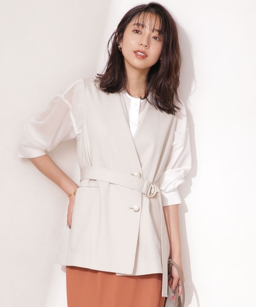 ベスト Formal Jersey ベルト付きジレ Zozotown Paypayモール店 通販 Paypayモール