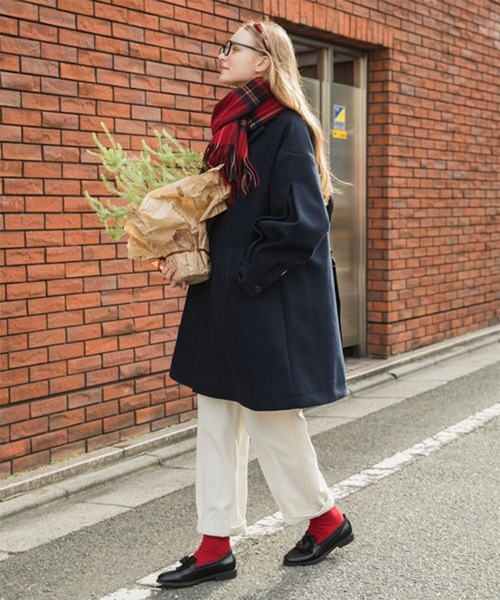 BONLECILL（ボンルシール） コート チェスターコート 2way メルトン A