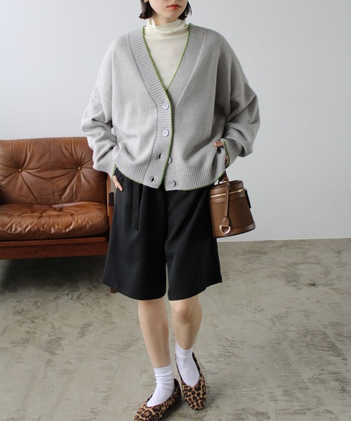 パンツ ベルト付ショートパンツ「セットアップ対応」 レディース | GeeRA | 02