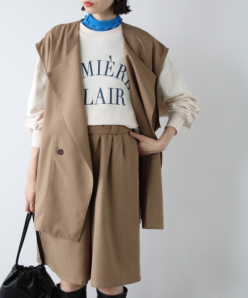 パンツ ベルト付ショートパンツ「セットアップ対応」 レディース | GeeRA | 16