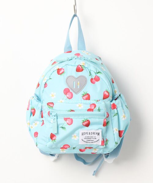Kids Foret リュック ユニコーン・苺総柄撥水ボンディング