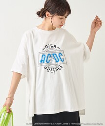 アイコニック SADISTIC ACTION ICONIC レディース 半袖Tシャツ ブラック AC/DC Sサイズ 新品 AKMK 奈斯 AC/DC バンドTシャツ ロック カットソー 半袖