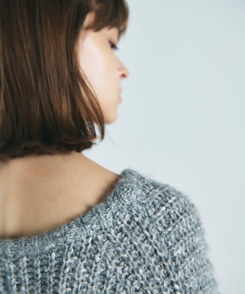 GRACE CONTINENTAL ニット セーター ショートネップニットトップ