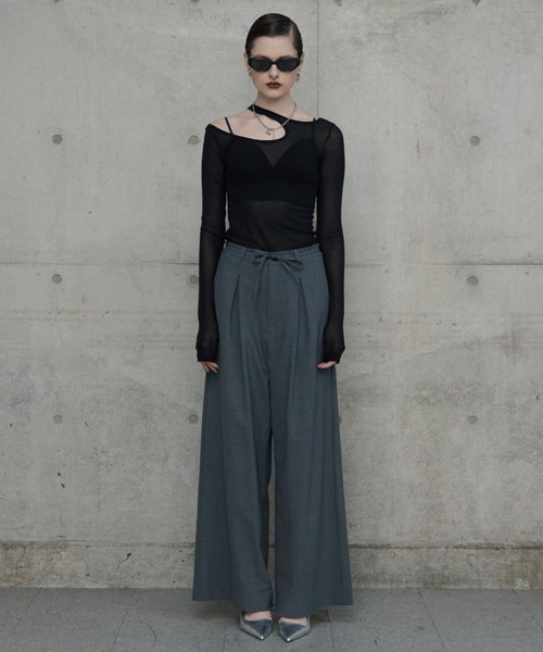 JOSE MOON tシャツ CURVE LINE SHEER CUTSEW/カーブラインシアー