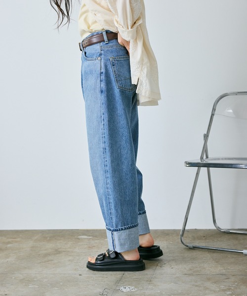 Merge × SUPER SUN ジーンズ Mサイズ ZeeNuNew SOMETHING ジーンズ サムシング レディース ワイドパンツ LISA