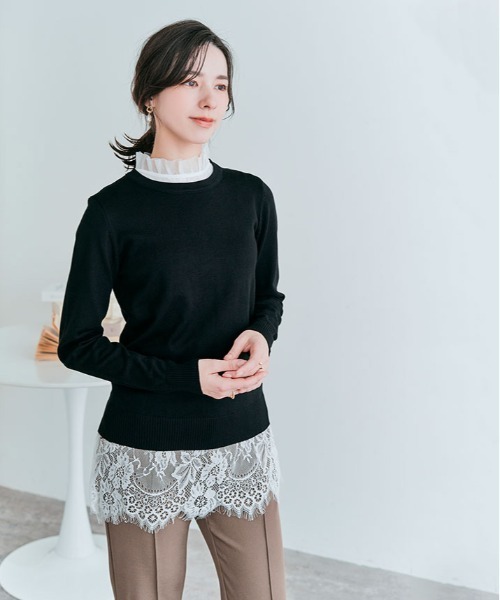 レディースニットトップス ラウンドネック 半袖 ジオメトリックパターン ビーズ 楽天市場】ジオメトリック柄（ニット・セーター｜トップス