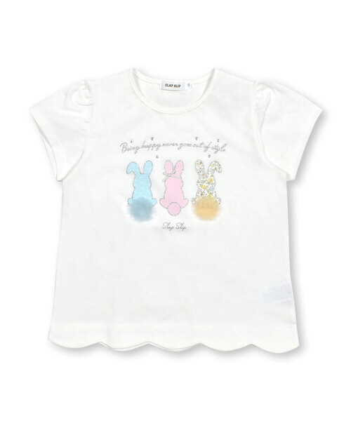 SLAP SLIP（スラップスリップ） tシャツ アイスウサギシルエットリボン