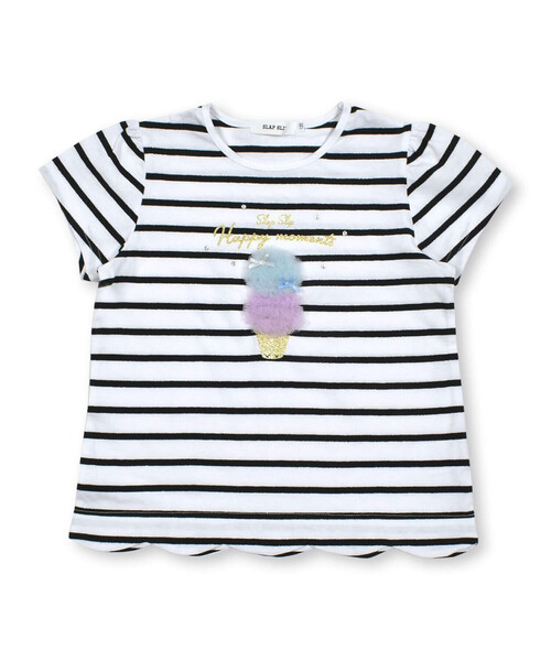 SLAP SLIP（スラップスリップ） tシャツ アイスウサギシルエットリボン