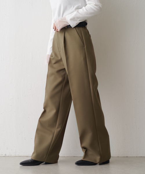 Lui's セットアップ S Lui's スラックス パンツ 「セットアップ対応」ストレッチツイル