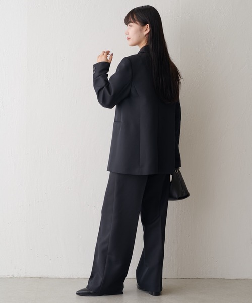 Lui's スラックス パンツ 「セットアップ対応」ストレッチツイル