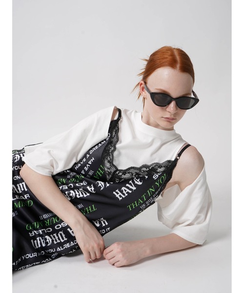 tシャツ LAYERED DESIGN T-SHIRT レディース