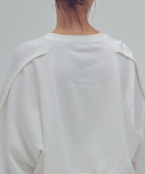 トレーナー スウェット urake piping dolman pullover(裏毛パイピングドルマンプルオーバー) レディース DRESSLAVE トレーナー スウェット urake piping dolman pullover