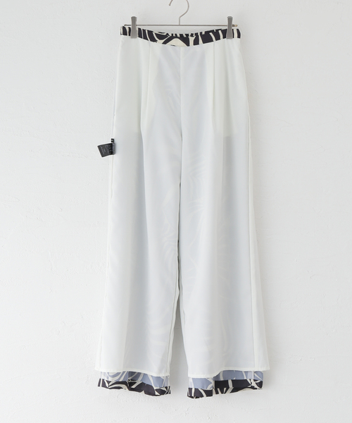 JOURNAL STANDARD パンツ モノトーンプリントパンツ レディース