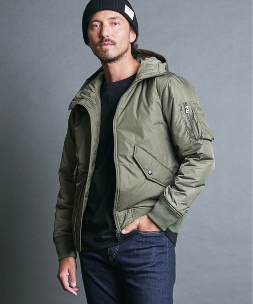 MA-1ジャケット ナイロン製 Magine ma1 ma-1 NYLON THINSULATE HOOD MA-1 JKT:ナイロン
