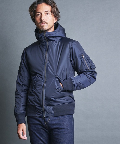 MA-1ジャケット ナイロン製 Magine ma1 ma-1 NYLON THINSULATE ZIP MA-1 JKT:ナイロン