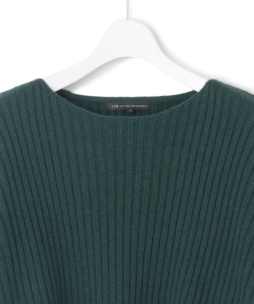 ニット セーター 「Oggi2月号掲載/洗える」カシミヤブレンド