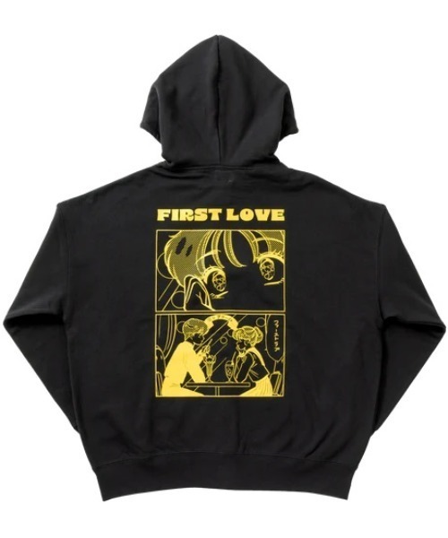 パーカー ALARME GALLERY×TUESDAY/アラームギャラリー×火曜び/Manga Zip Hoodie Yellow レディース メンズ