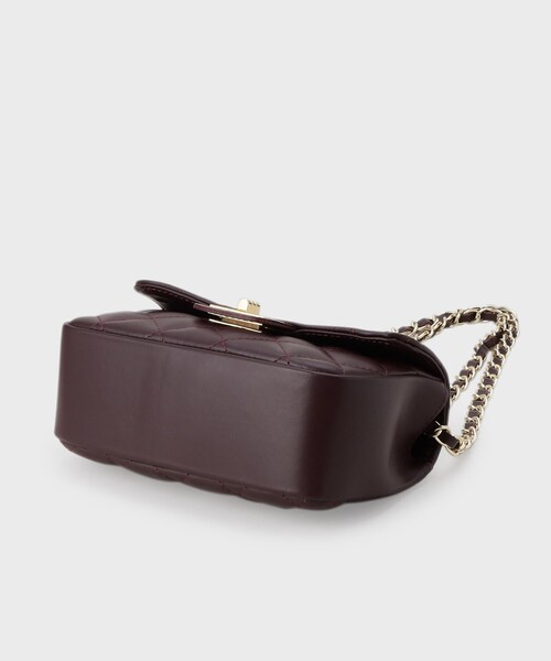 美品 Maison Vincent キルティングチェーンショルダーバッグ Maison Vincent】キルティングチェーンショルダーバッグ