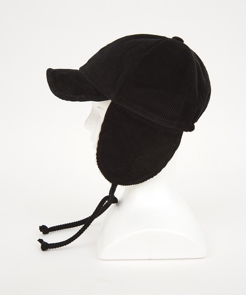 キャップ 帽子 an meets zakka ボア切り替えイヤーフラップ