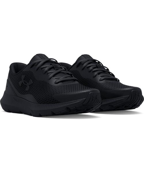 UNDER ARMOUR」 「KIDS」ローカットスニーカー 24.5cm ブラック