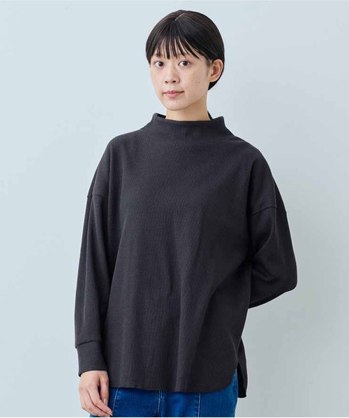IEDIT（イディット） tシャツ ワッフル素材＆こなれシルエットで活躍