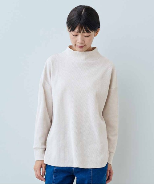 IEDIT（イディット） tシャツ ワッフル素材＆こなれシルエットで活躍