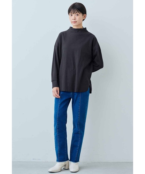 IEDIT（イディット） tシャツ ワッフル素材＆こなれシルエットで活躍