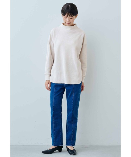 IEDIT（イディット） tシャツ ワッフル素材＆こなれシルエットで活躍