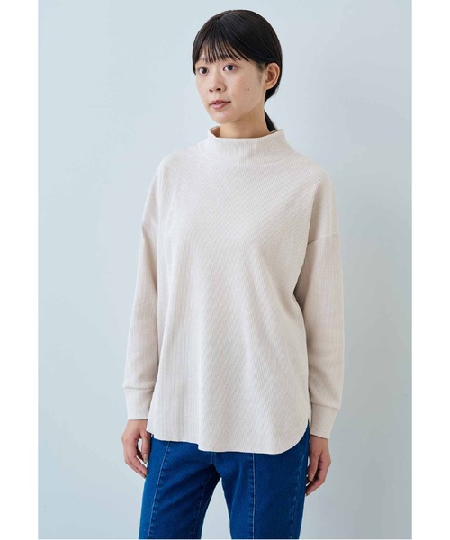 IEDIT（イディット） tシャツ ワッフル素材＆こなれシルエットで活躍